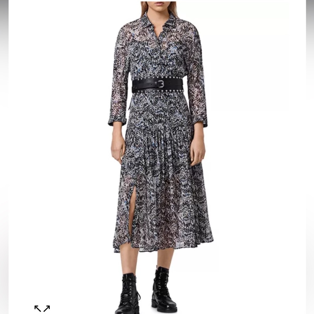 All Saints ELEY ROSEY DRESS Size 6